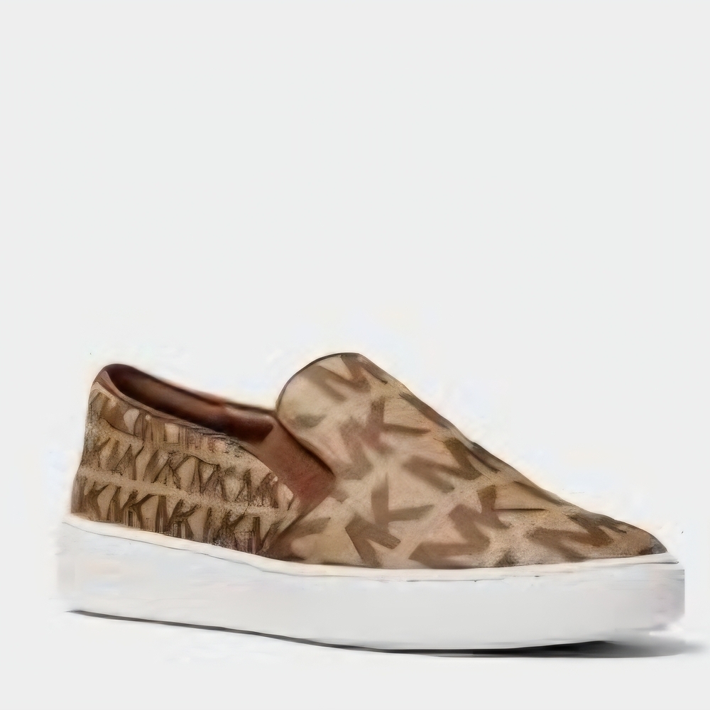 Michael Kors Brown Slip-On Sneakers